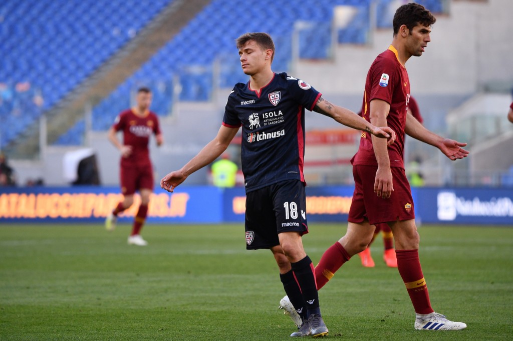 barella fazio Roma vs Cagliari - Serie A 2018/2019