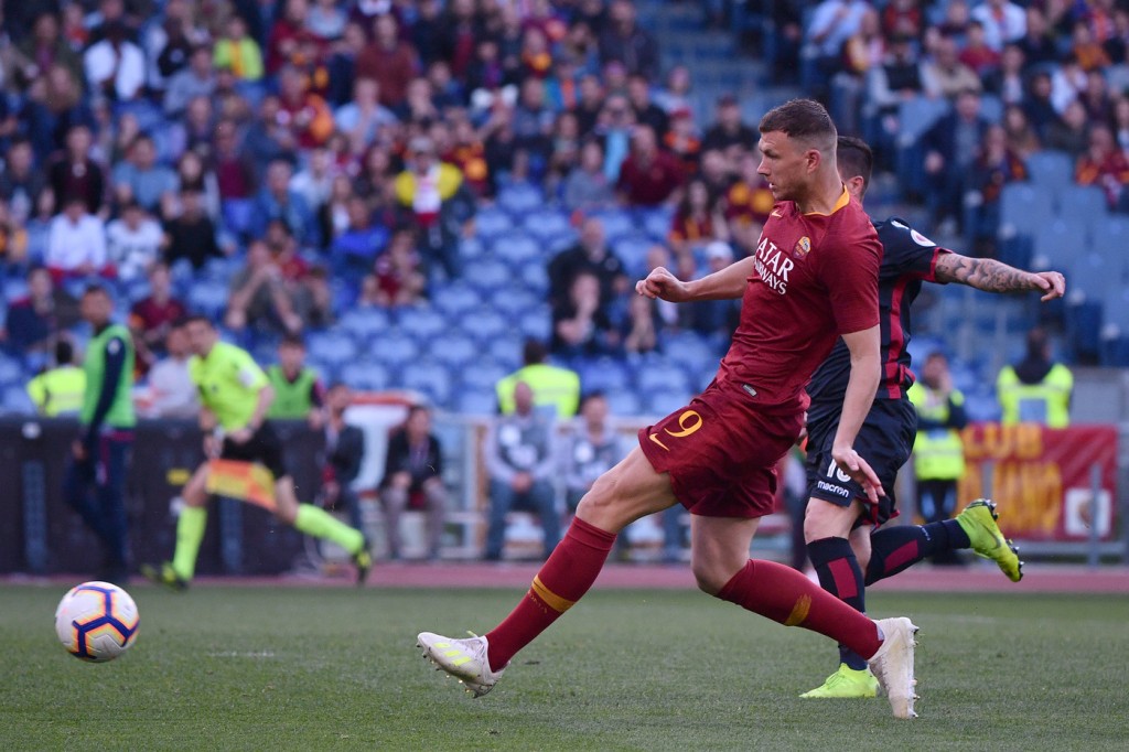 dzeko Roma vs Cagliari - Serie A 2018/2019
