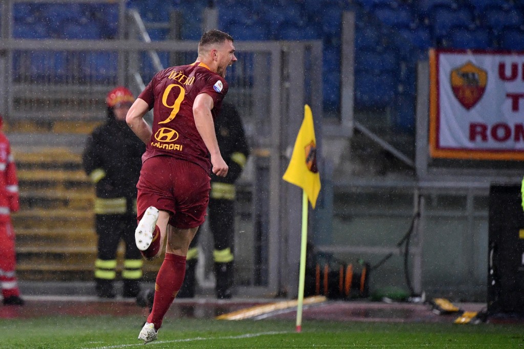 dzeko Roma vs Udinese - Serie A Tim 2018/2019