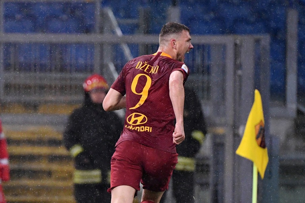 dzeko Roma vs Udinese - Serie A Tim 2018/2019