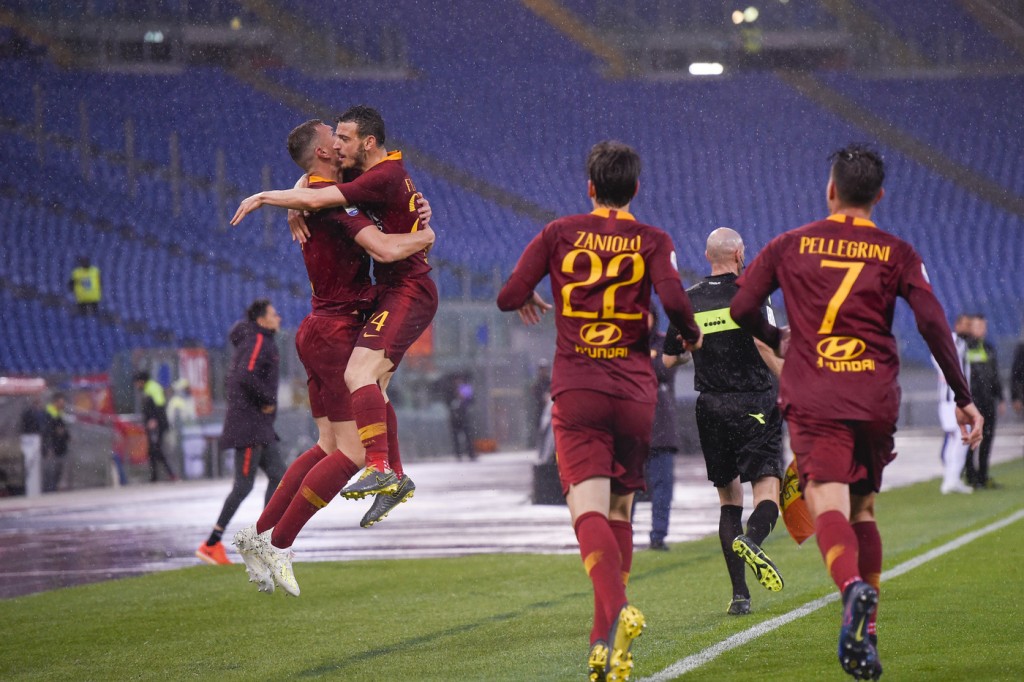 dzeko Roma vs Udinese - Serie A Tim 2018/2019