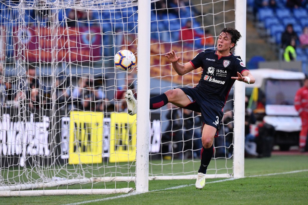luca pellegrini Roma vs Cagliari - Serie A 2018/2019