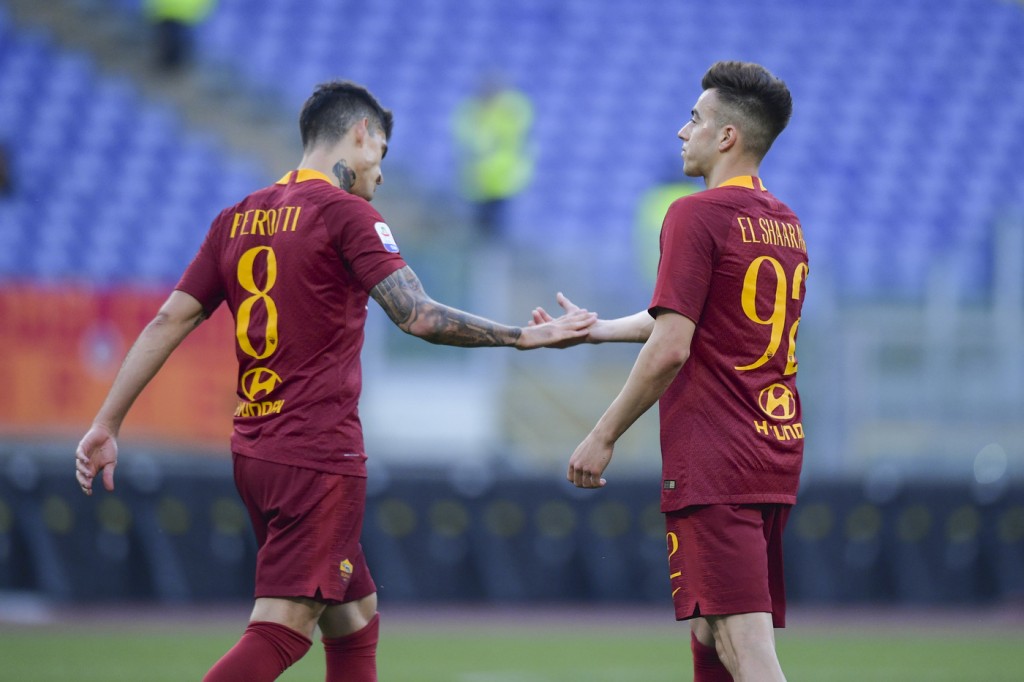 perotti el shaarawy Roma vs Cagliari - Serie A 2018/2019