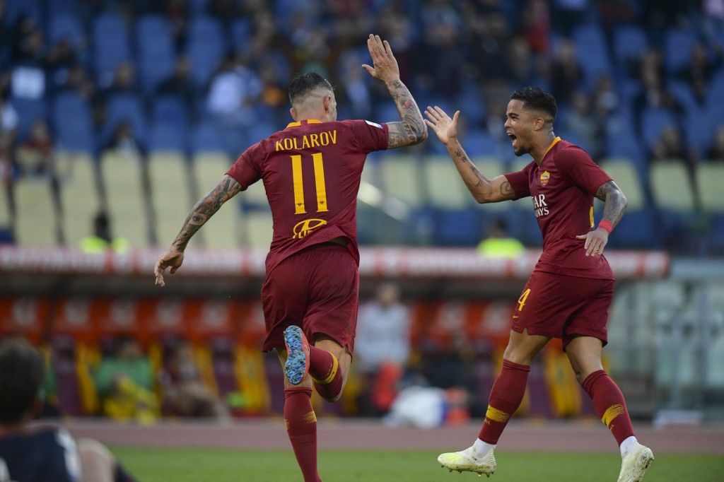 kolarov kluivert Roma vs Cagliari - Serie A 2018/2019