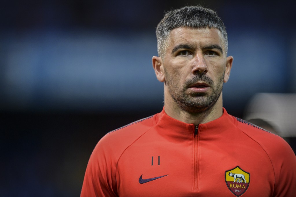 kolarov Sampdoria vs Roma - Serie A TIM 2018/2019