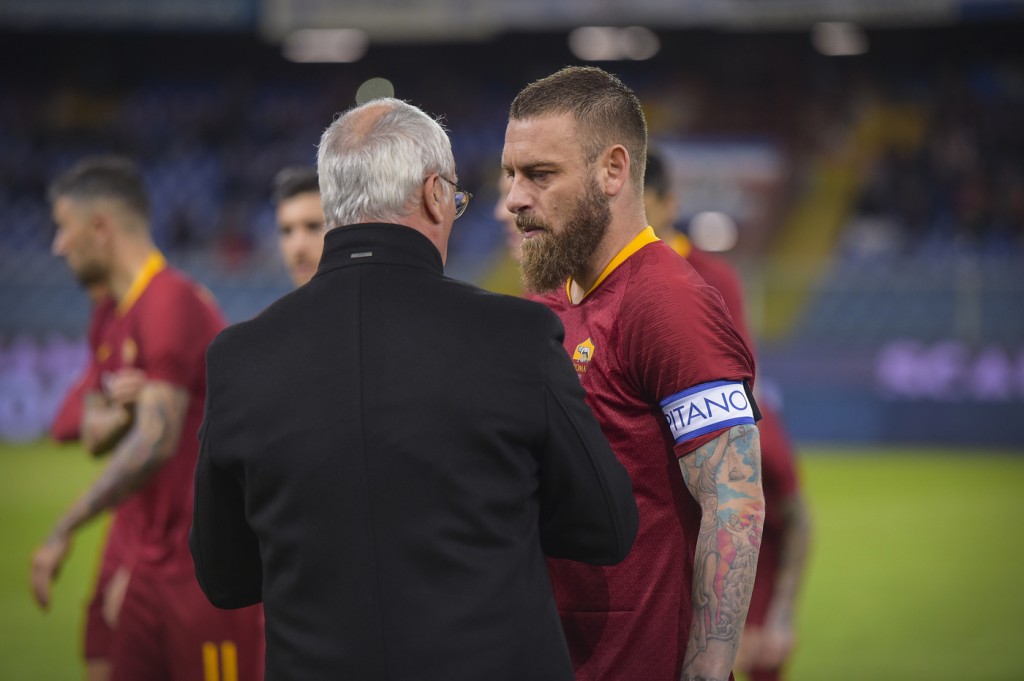 Sampdoria-Roma de rossi ranieri