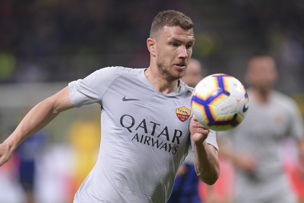 dzeko Inter vs Roma - Serie A Tim 2018/2019