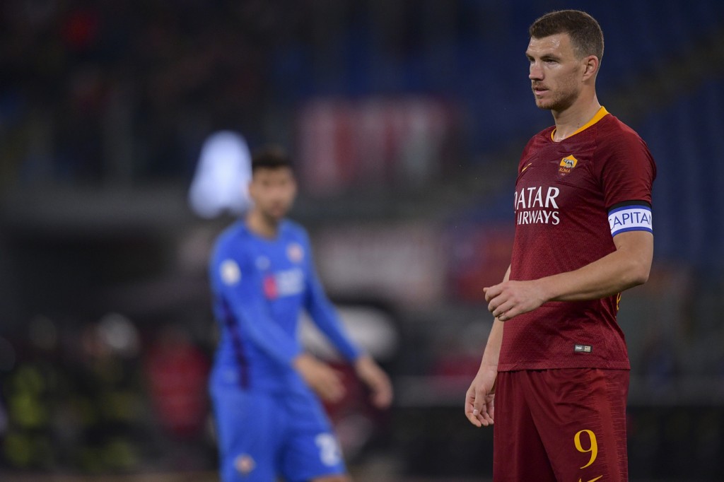 dzeko Roma vs Fiorentina - Serie A TIM 2018/2019