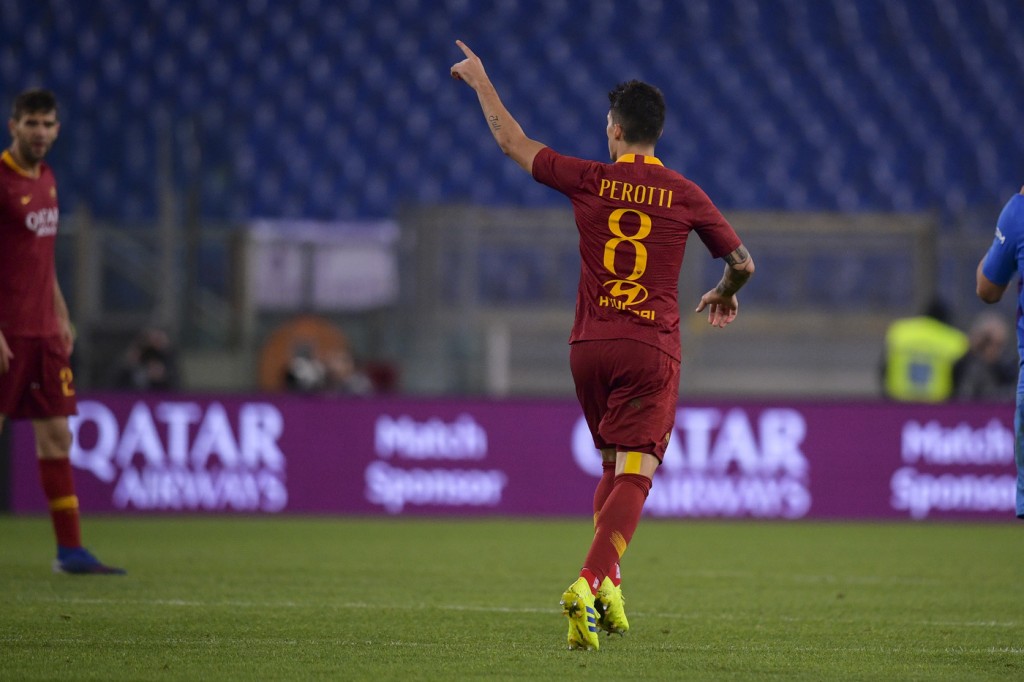 perotti Roma vs Fiorentina - Serie A TIM 2018/2019