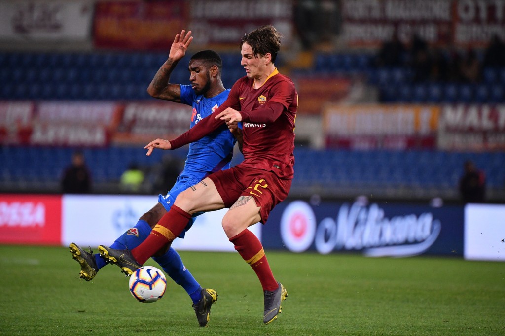 zaniolo gerson Roma vs Fiorentina - Serie A TIM 2018/2019