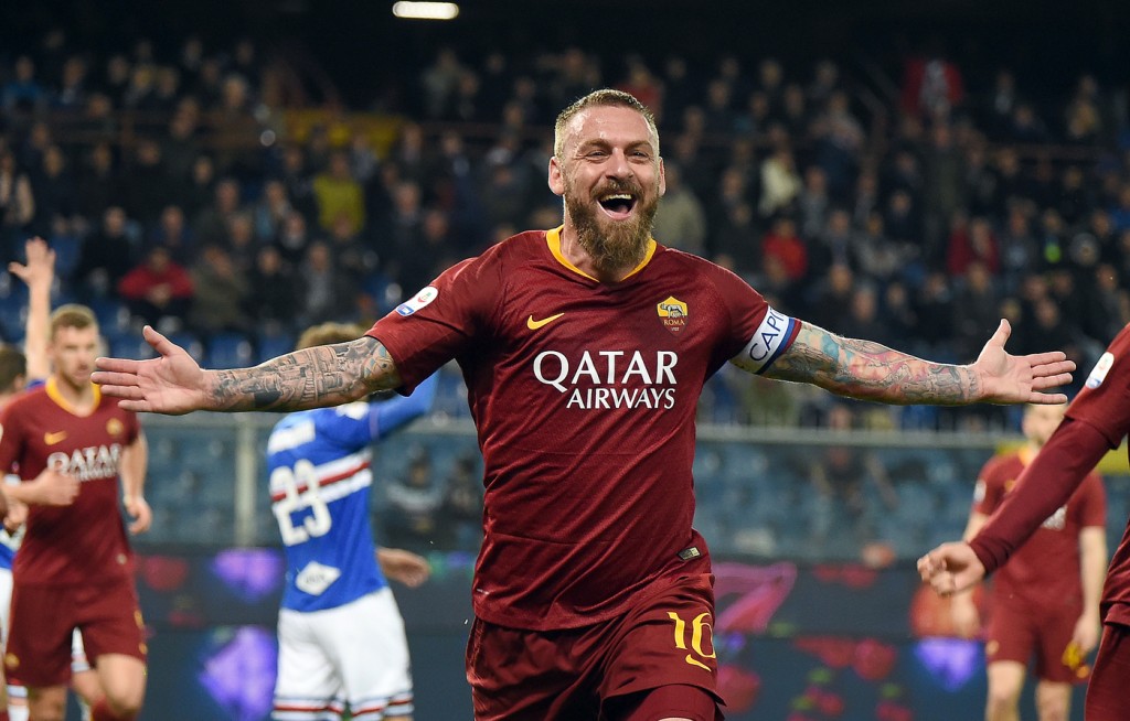 de rossi sampdoria roma
