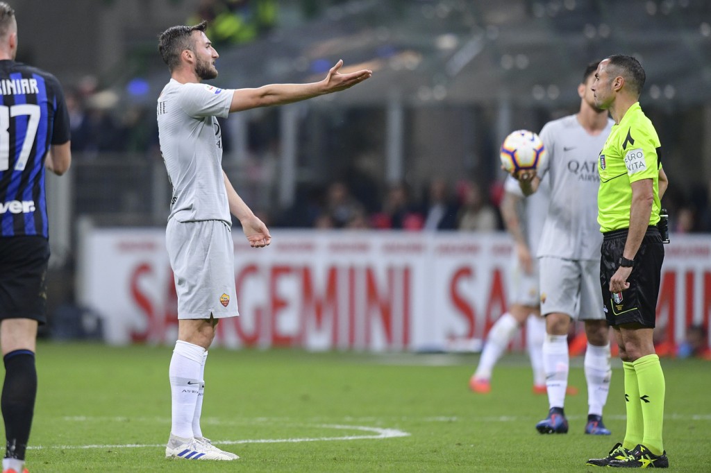 cristante guida Inter vs Roma - Serie A Tim 2018/2019