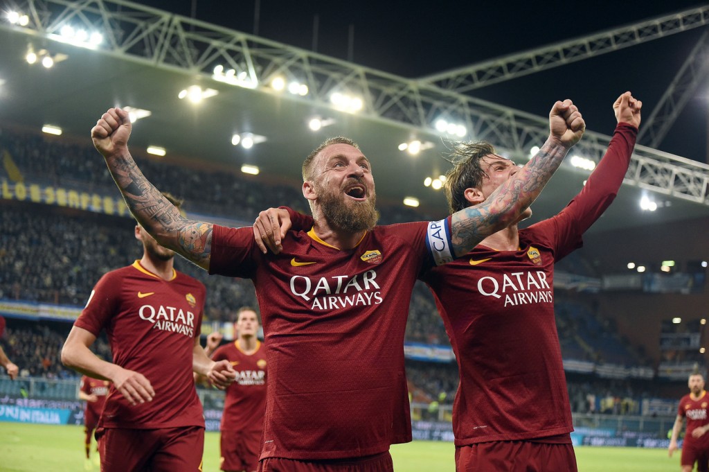 sampdoria_roma_9 de rossi zaniolo