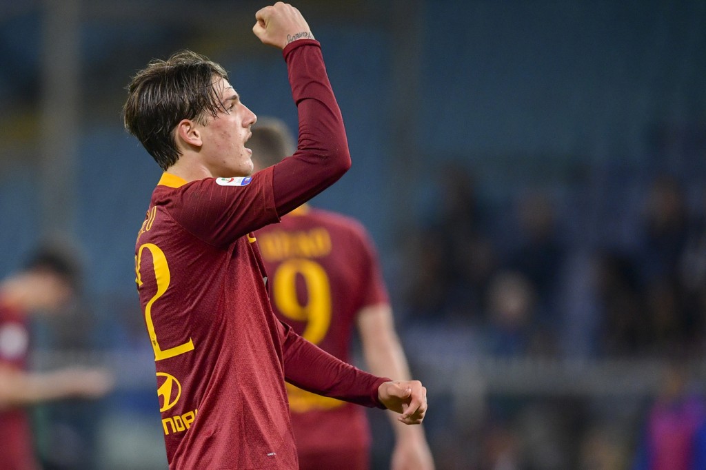 zaniolo Sampdoria vs Roma - Serie A TIM 2018/2019