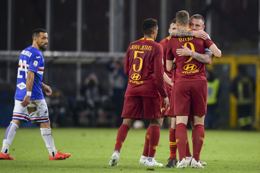 dzeko de rossi jesus Sampdoria vs Roma - Serie A TIM 2018/2019
