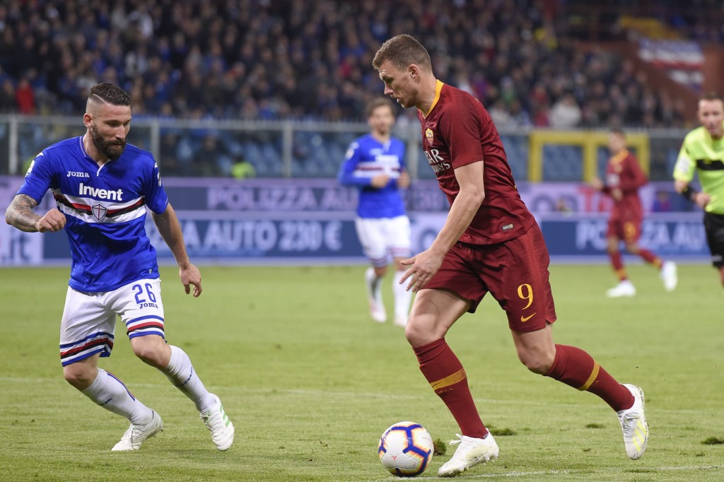 sampdoria_roma_67 dzeko tonelli