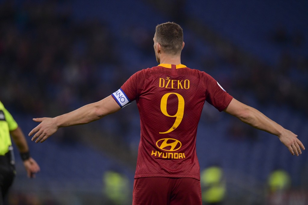 dzeko Roma vs Fiorentina - Serie A TIM 2018/2019