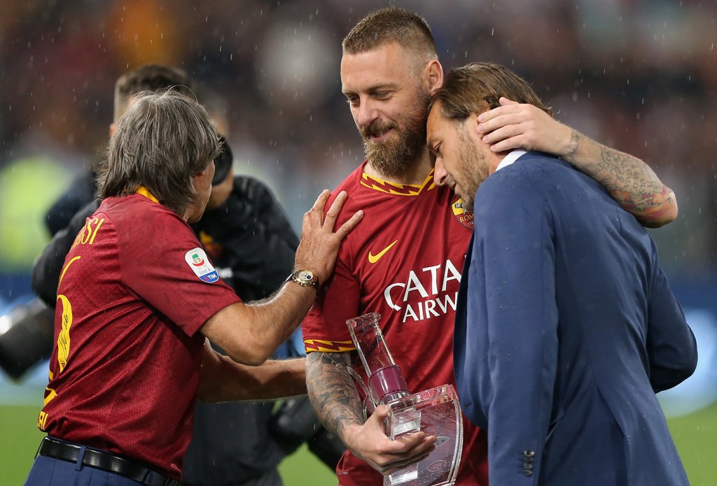 AS Roma v Parma Calcio - Serie A Totti De Rossi Conti