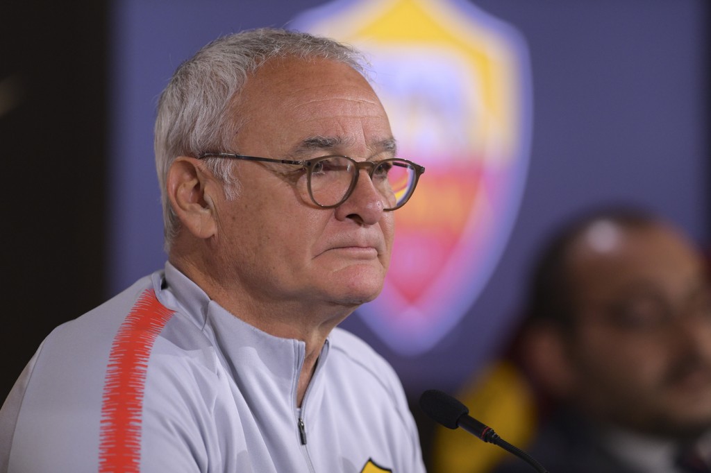 AS Roma, conferenza stampa dell'allenatore Claudio Ranieri