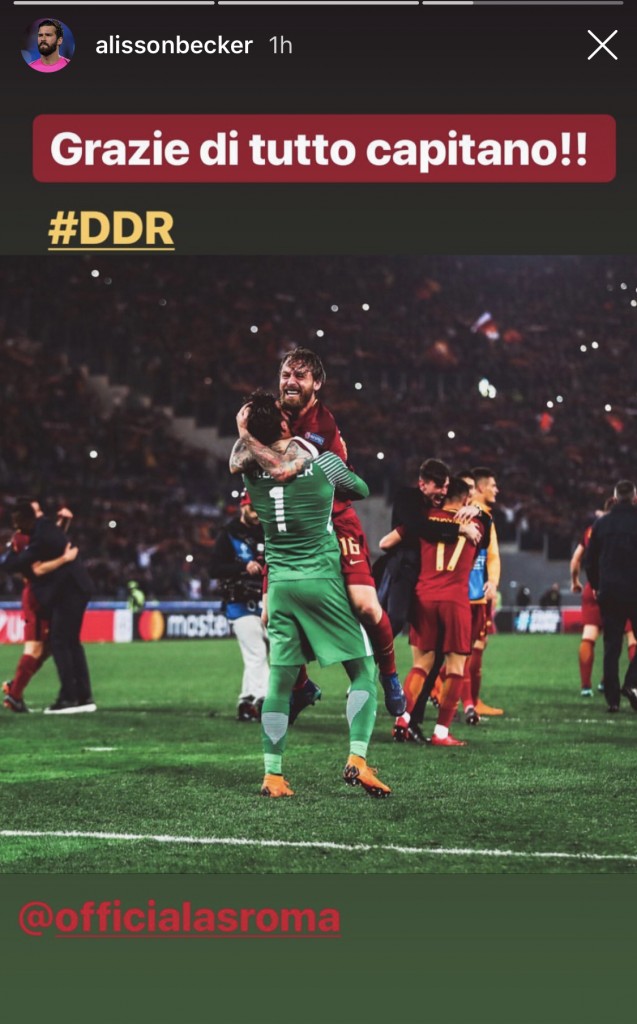 alisson instagram de rossi