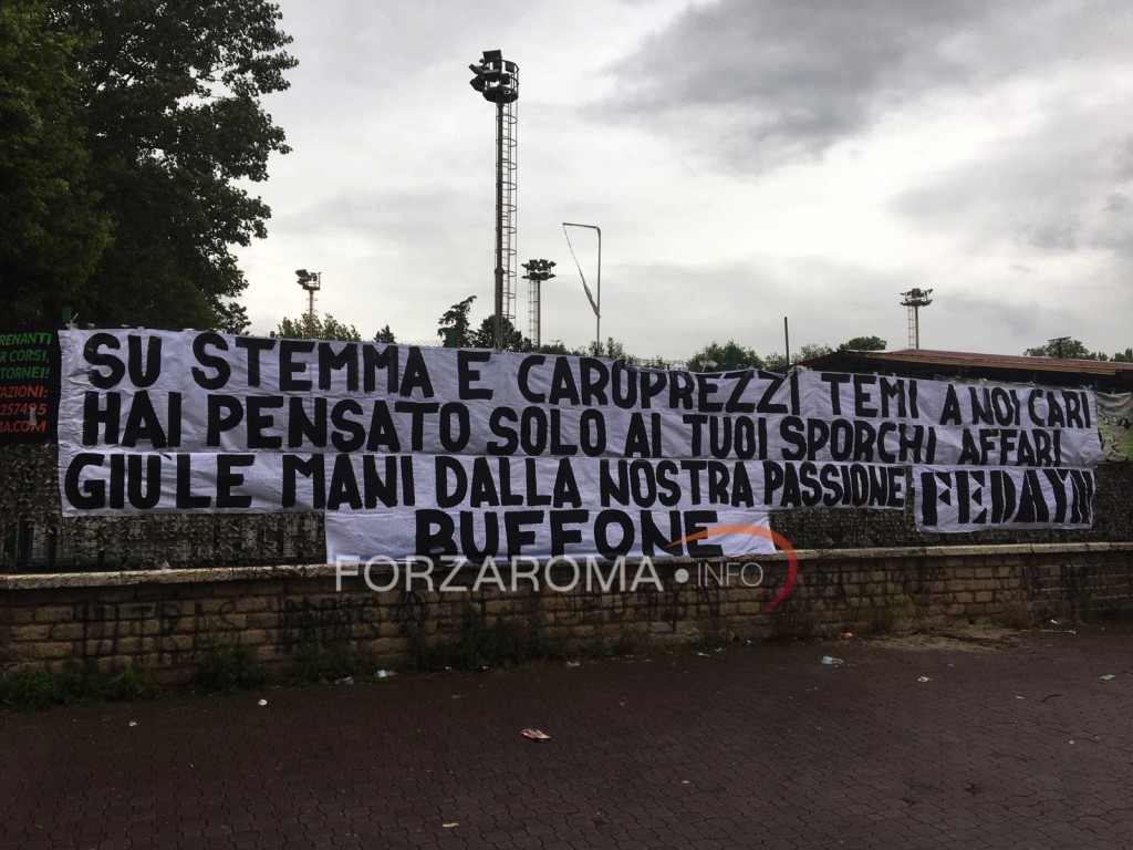 striscione fedayn