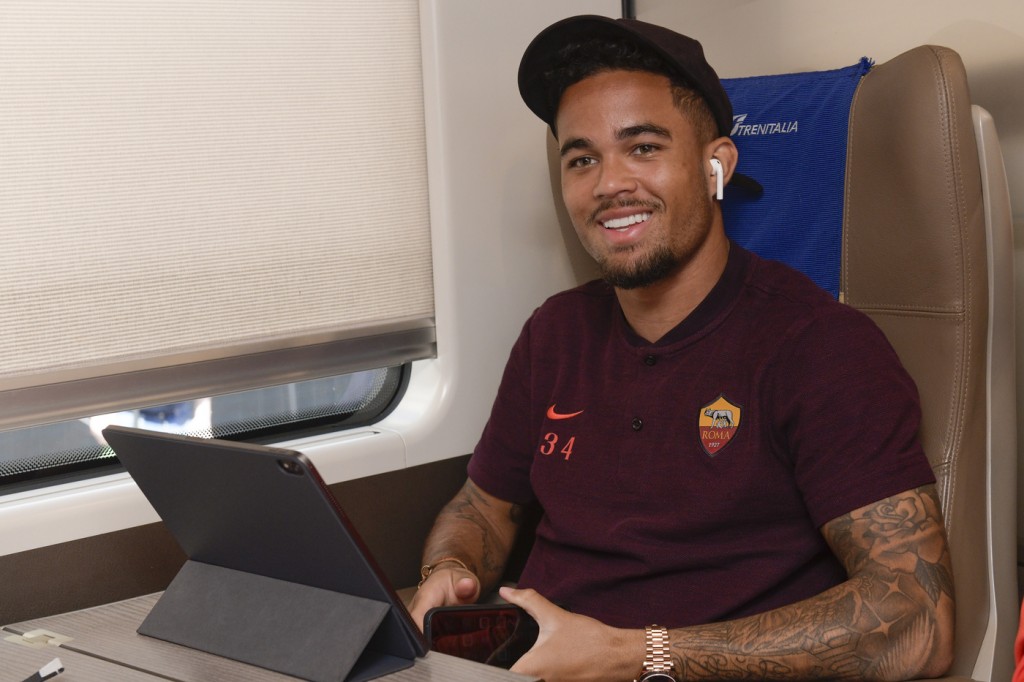 Kluivert AS Roma, partenza per la trasferta a Reggio Emilia