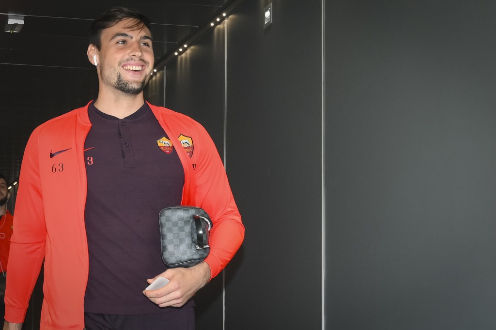 fiumicino fuzato AS Roma, partenza per la trasferta di Genova