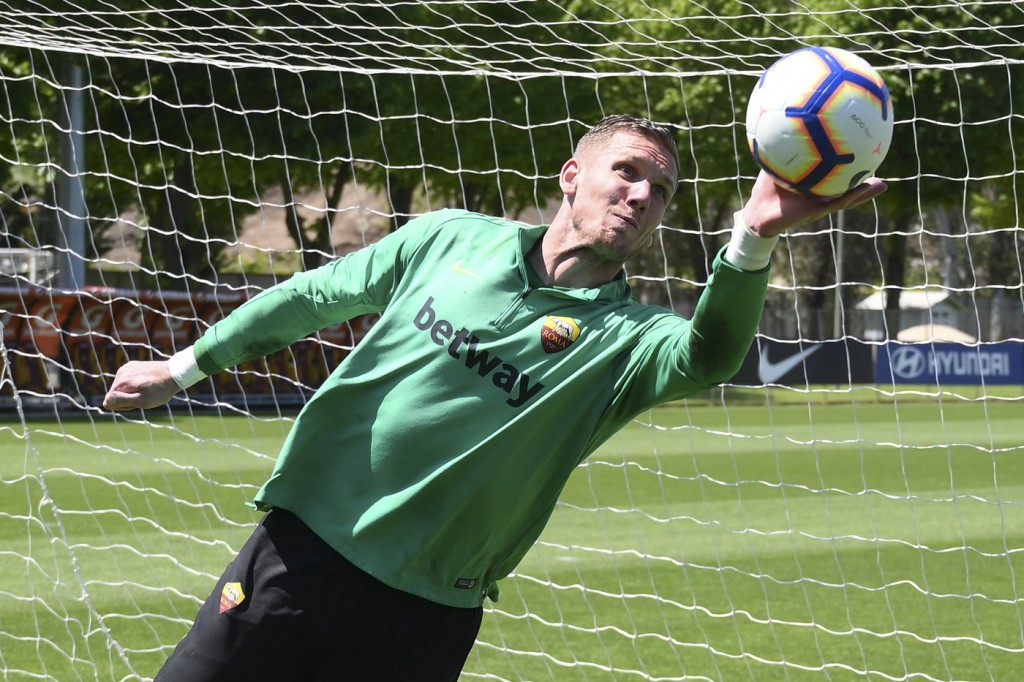 Olsen Trigoria Allenamento 5