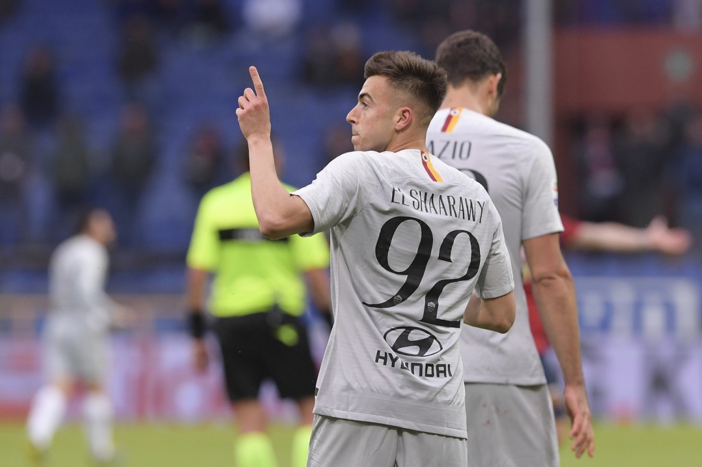 el shaarawy Genoa vs Roma - Serie A TIM 2018/2019