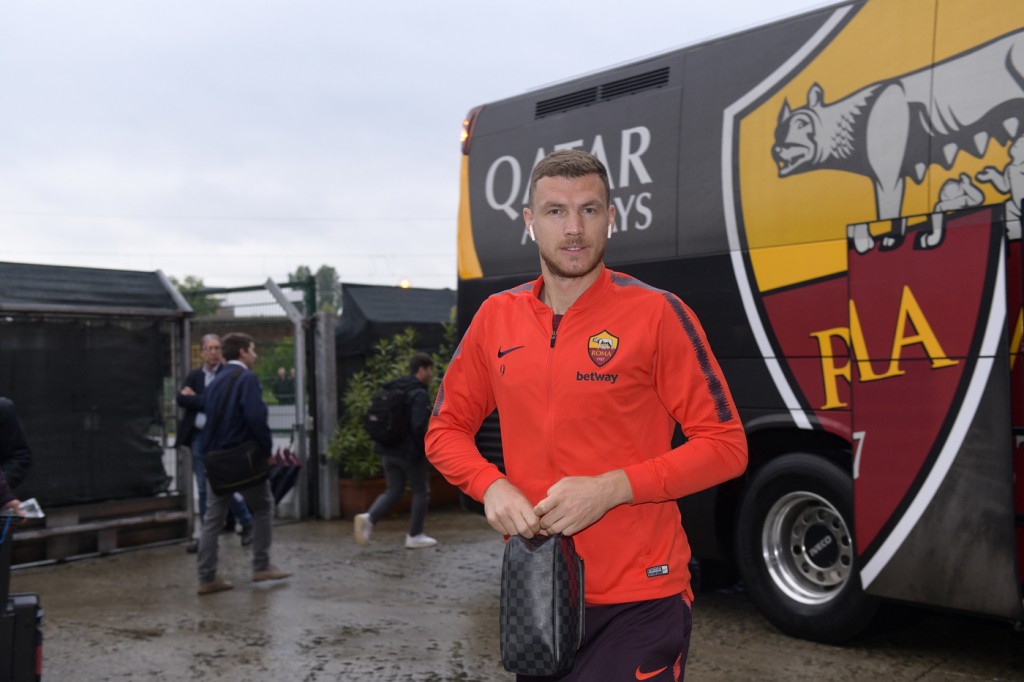 dzeko Sassuolo vs Roma - Serie A TIM 2018/2019
