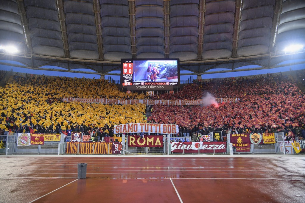 coreografia curva sud Roma vs Parma - Serie A TIM 2018/2019