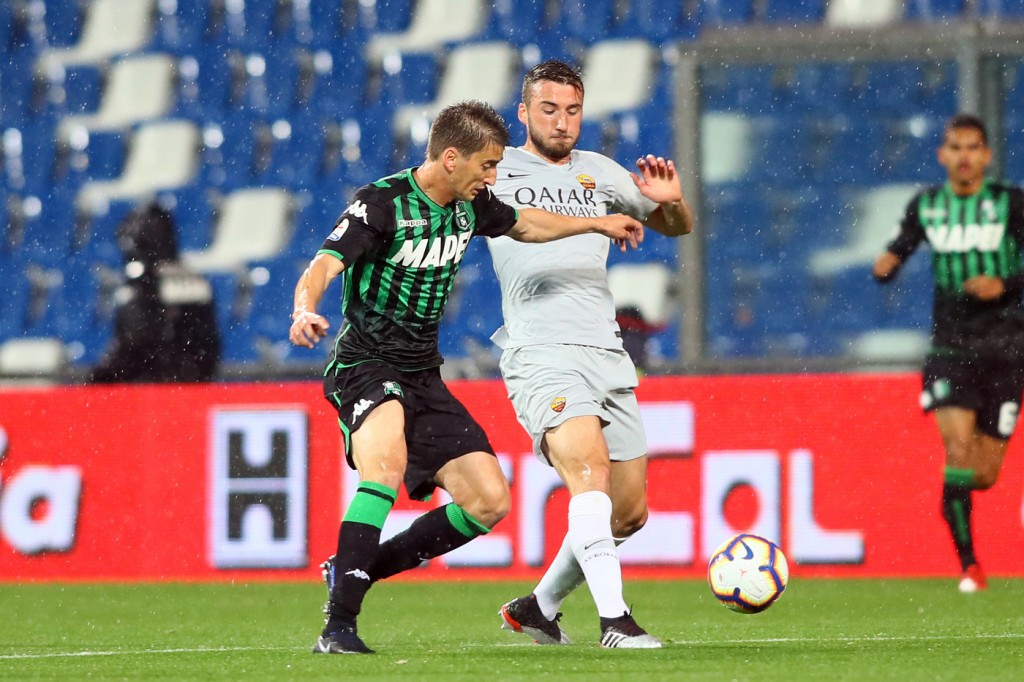 cristante Sassuolo vs Roma - Serie A TIM 2018/2019