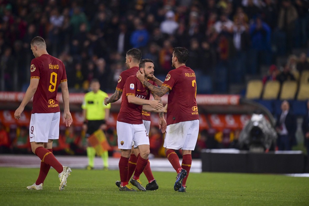florenzi pellegrini Roma vs Parma - Serie A TIM 2018/2019