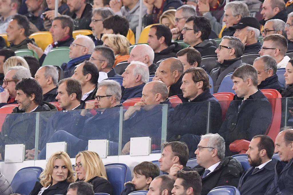 massara totti baldissoni fienga Roma vs Juventus - Serie A TIM 2018/2019Roma vs Juventus - Serie A TIM 2018/2019