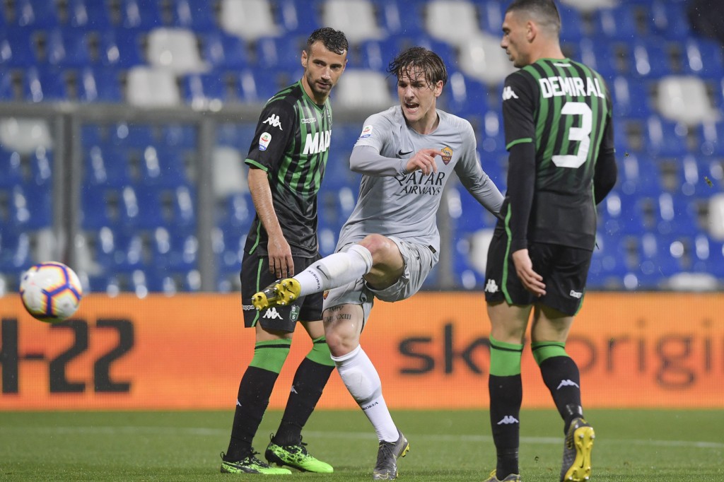 zaniolo Sassuolo vs Roma - Serie A TIM 2018/2019