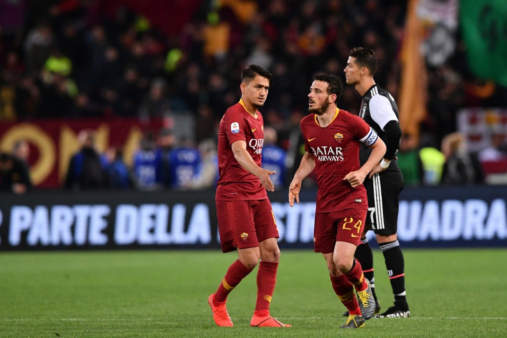 florenzi under Roma vs Juventus - Serie A TIM 2018/2019