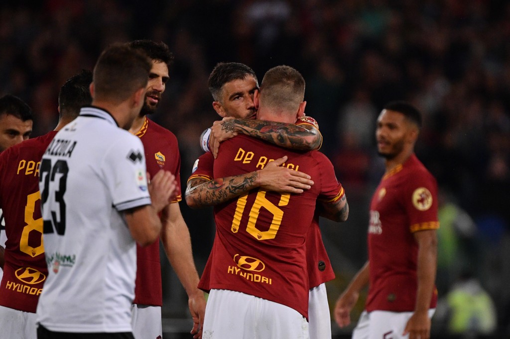de rossi kolarov Roma vs Parma - Serie A TIM 2018/2019