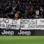 Striscione Juventus De Rossi