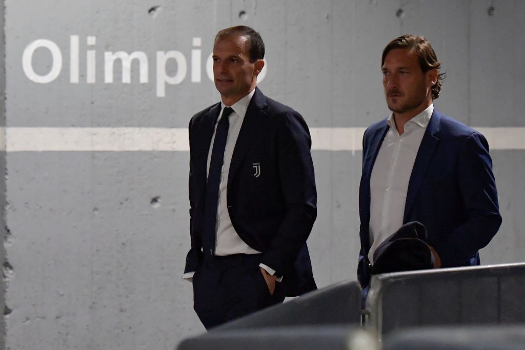 AS Roma v Juventus - Serie A Totti allegri