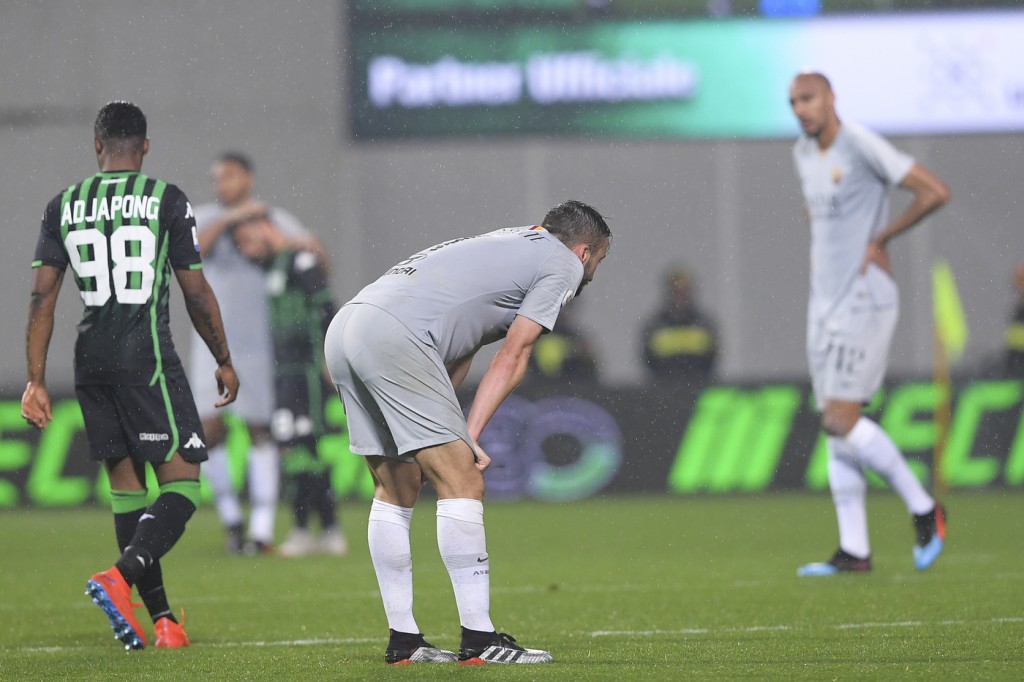 cristante Sassuolo vs Roma - Serie A TIM 2018/2019