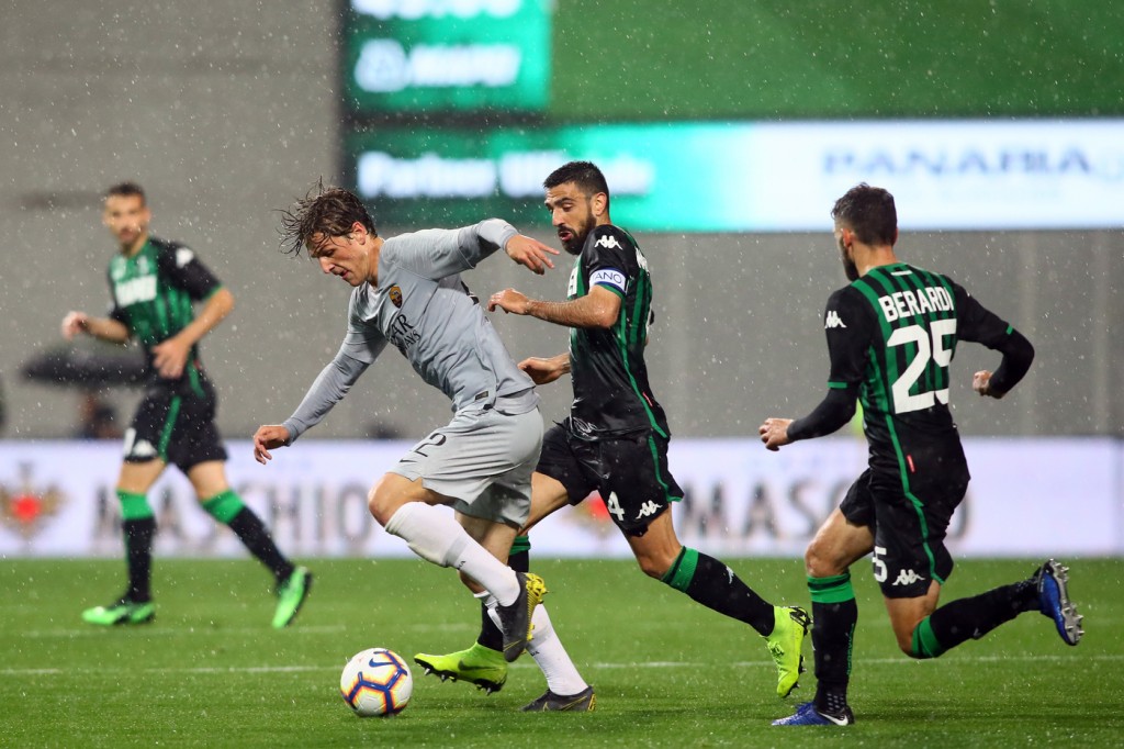 zaniolo Sassuolo vs Roma - Serie A TIM 2018/2019