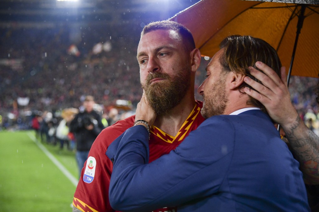 de rossi totti Roma vs Parma - Serie A TIM 2018/2019