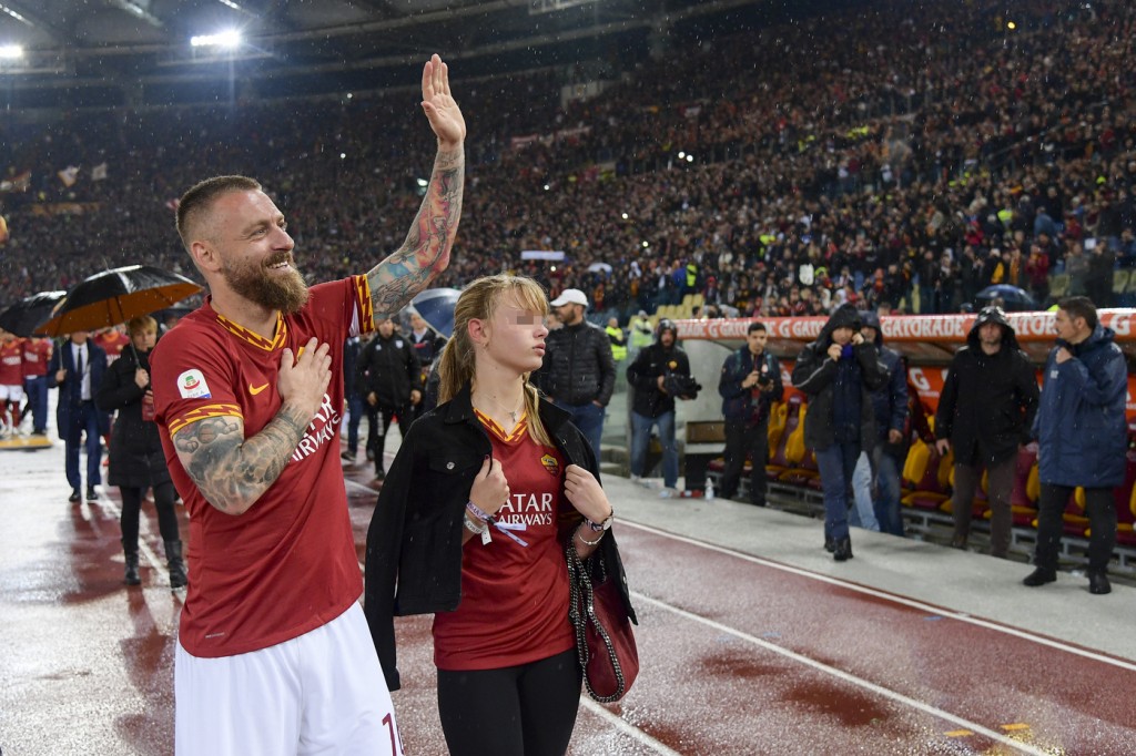 de rossi figlia Roma vs Parma - Serie A TIM 2018/2019