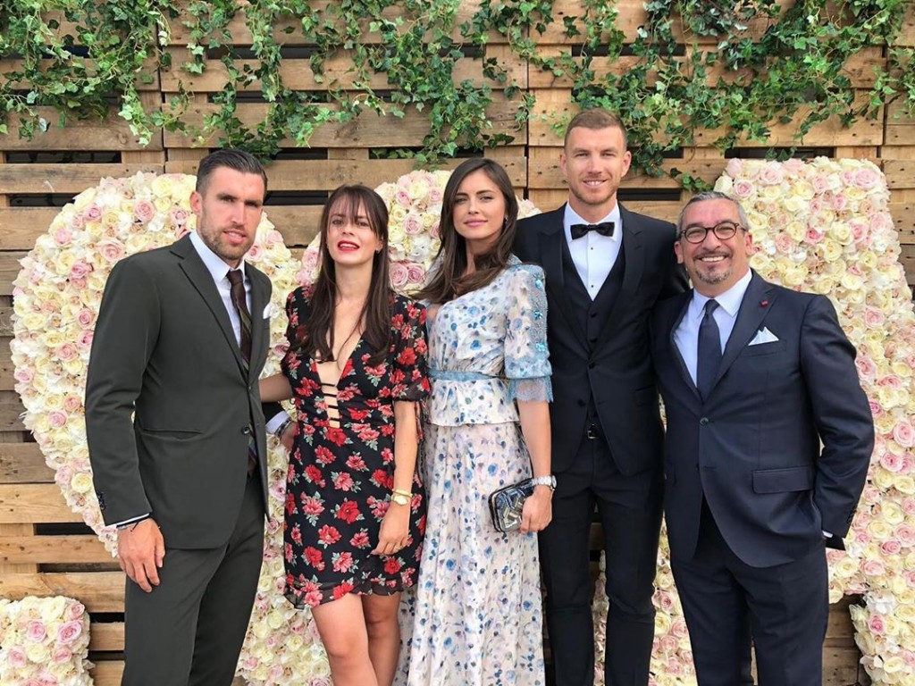dzeko strootman matrimonio rudiger