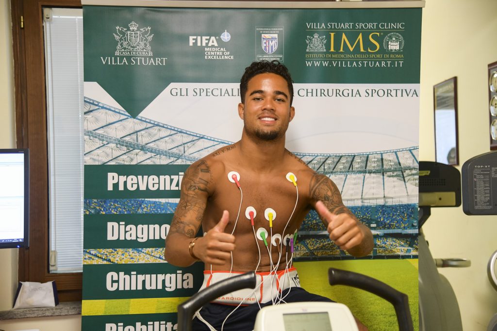 Kluivert AS Roma, visite mediche a Villa Stuart per i giocatori giallorossi