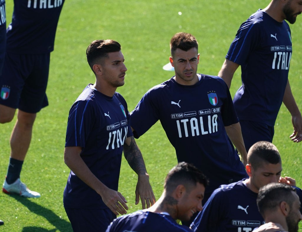 el shaarawy pellegrini Italy Training Session And Press Conference