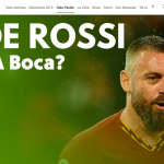 de rossi boca giornale