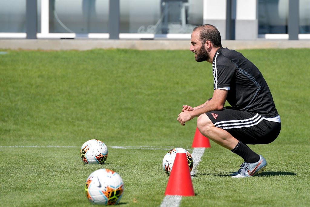 higuain Juventus Morning Training Session