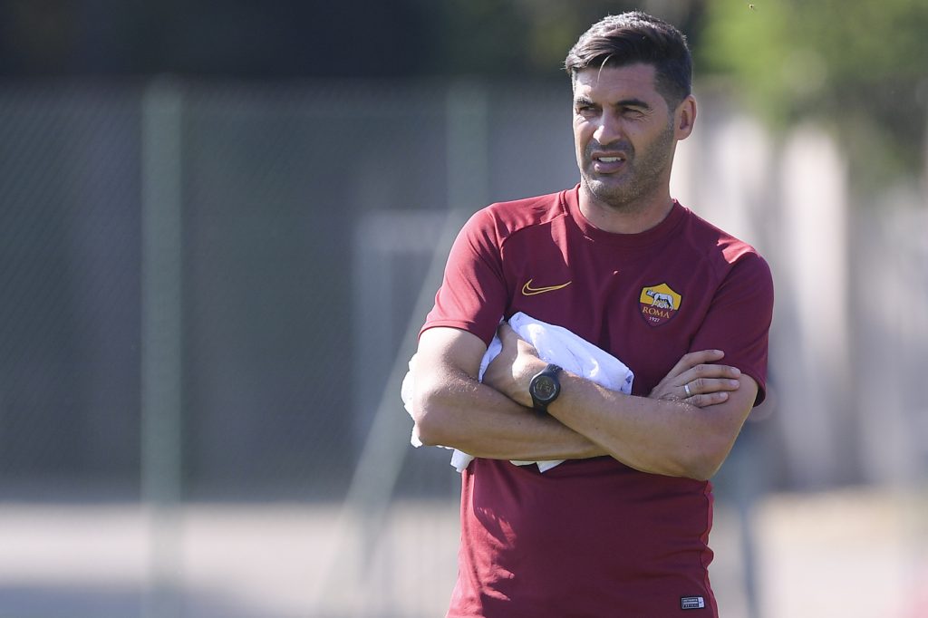 Fonseca AS Roma, seduta mattutina di allenamento al Centro sportivo di TrigoriaAS Roma, seduta mattutina di allenamento al Centro sportivo di Trigoria