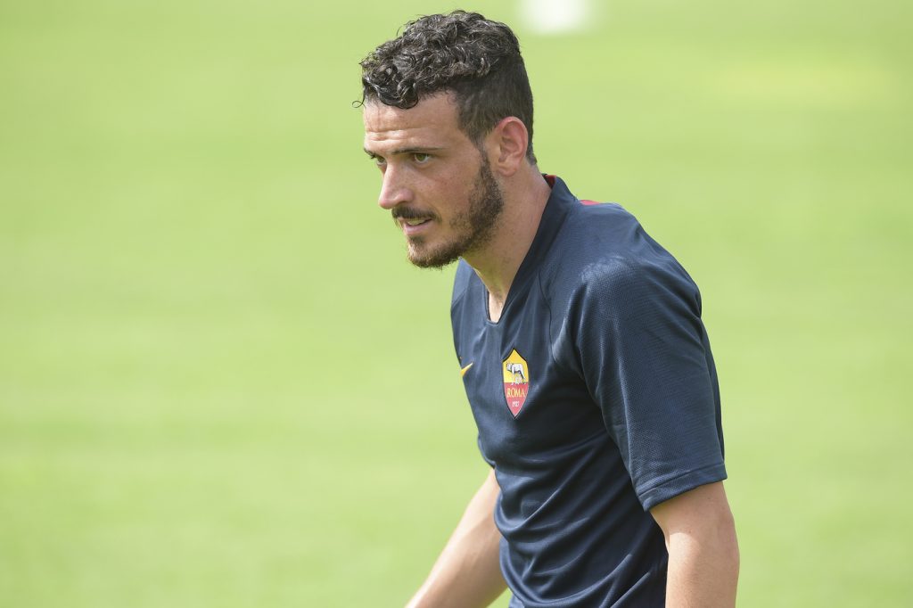 Florenzi Primo allenamento della stagione per l'AS Roma a Trigoria